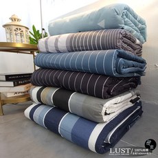 LUST 精梳棉單人薄被套 4.5x6.5尺 台灣製造 親膚舒適, 其他隨機
