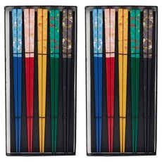 Ishida 日式圖案筷子禮物組, 2個, 5雙筷子, 僅有的一個