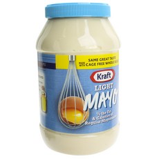 Kraft 卡夫 牛皮紙淡蛋黃醬, 1個, 887毫升