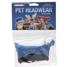 MARSHALL PET 頭飾流蘇帽子雪貂用品, 1個, 藍色