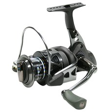 okuma Trio Bate Feeder 旋轉捲軸尺寸 40 10lb 190yd, 黑色