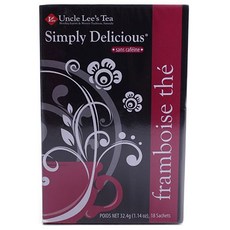 Uncle Lee's Tea 覆盆子茶茶包, 18件, 1.8克