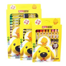 Anc 旺彩 兒童盒裝油畫棒 12/18/24/36色 美術畫畫蠟筆, 盒裝油畫棒,36色