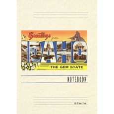(英文圖書) Vintage Lined Notebook Greetings from Idaho the Gem State 平裝版, Found Image Press, 英文