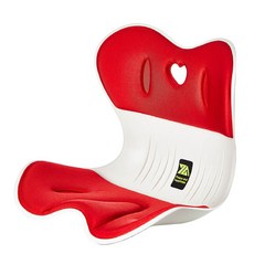 護脊美學椅墊 3D坐姿矯正椅靠墊 脊椎保護久坐舒適 多色可選, 紅色