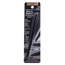 L'OREAL PARIS 巴黎萊雅 Pencil Perfect Self-Advancing順暢勾勒眼線筆, 1支, Carbon Black