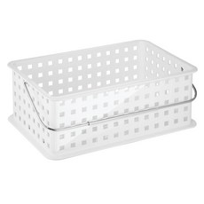 iDESIGN Spa Basket Bath Basket 白色 M, 1個