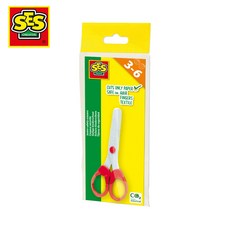 荷蘭SES 兒童安全剪刀-00833，安全圓角設計，輕巧易握，激發兒童創造力