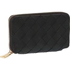 BOTTEGA VENETA 寶緹嘉 女款經典大格編織皮革鑰匙短夾 689522 VCPP2 8425