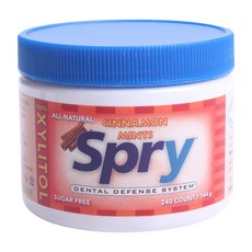 Spry 木糖醇糖 肉桂薄荷味, 1個, 144克