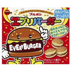 BOURBON 北日本 Every Burger巧克力餅乾, 80個, 66g