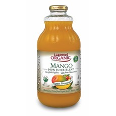 Lakewood ORGANIC 芒果汁混合, 1個, 946ml