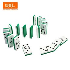 【台灣製USL遊思樂】中空骨牌接龍(6點 28pcs), 詳見包裝