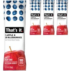 THAT'S IT 水果棒 蘋果藍莓口味, 4包, 35g