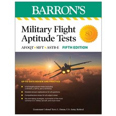 (英文圖書) Military Flight Aptitude Tests Fifth Edition: 6 Practice Tests + Comprehensive Review 平裝版, Barrons Educational Services, 英文