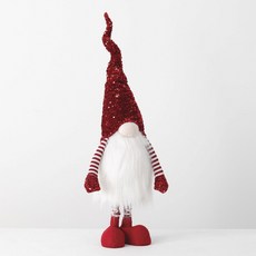 Sullivans HOME BEGINS HERE 亮片聖誕帽小矮人裝飾品, 混色