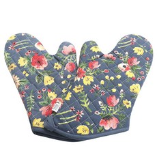 now DESIGNS 圖案印花隔熱手套, 2件, 午夜花園