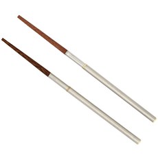 VARGO 木質尖頭不鏽鋼筷子 一般筷子, 1個, 混色