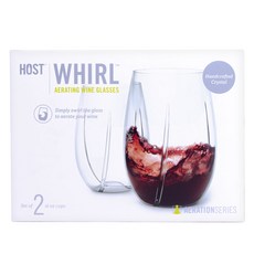 HOST Whirl 充氣酒杯 473.2ml, 2件