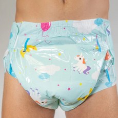 bambino 成人紙尿褲 獨角獸印花設計, 詳見包裝, 詳見包裝, 詳見包裝, XL號 (40"~58")