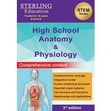 (英文圖書)High School Anatomy and Physiology: Comprehensive Content for High School Human... 平裝版, Sterling Education, 英文