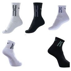 MIZUNO 運動厚底襪, 女生22-25(長襪白底黑標)