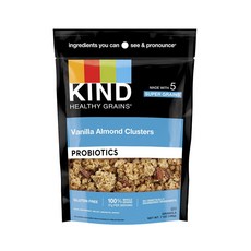 KIND 香草杏仁益生菌格蘭諾拉燕麥碎 無麩質, 1個, 198克