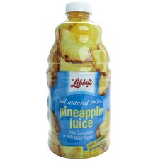 LibbyS 菠蘿汁 無麩質素食主義者, 1個, 1.89L