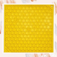 美國 SodaPup 舔食墊 慢食墊 秋葉造型 寵物慢食碗 寵物互動玩具 安全無毒, 蜂巢