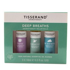 TISSERAND 滴莎藍德 Aroma Therapy滾珠精油3件組, 1個, 30ml