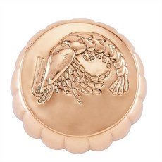 OLD DUTCH INTERNATIONAL 固體蝦烤模19.7cm, 1個, 銅