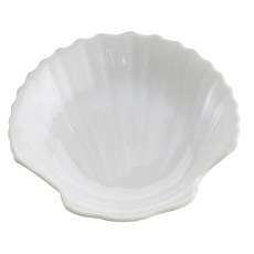 HAROLD IMPORT COMPANY 貝殼造型盤, 白色