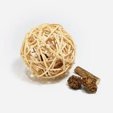 【DuoMaoMao】貓咪旺農場蟲癭果鈴鐺藤球，天然材質，內含鈴鐺，趣味造型，貓咪互動玩具