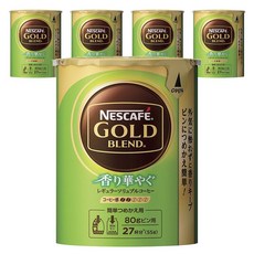 NESCAFE 雀巢咖啡 GOLD BLEND即溶咖啡, 5個, 1入, 55g