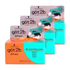 Schwarzkopf 施華蔻 髮蠟, 3個, 57克