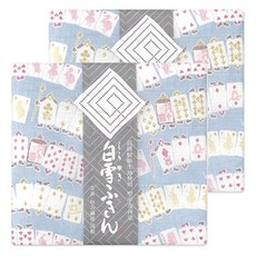 Shirayuki 垣谷纖維 京友禪染萬用巾 愛麗絲夢遊仙境藍色, 2個