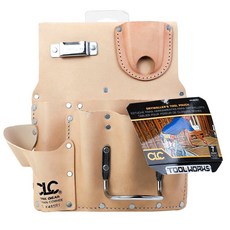 Bon Tool 皮革8口袋輕型工具袋, 1個