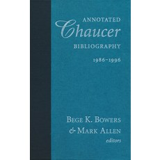 (英文圖書) Annotated Chaucer Bibliography 1986-1996 精裝版, University of Notre Dame Press, 英文