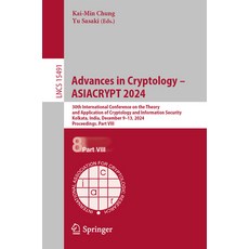 (英文圖書) Advances in Cryptology - Asiacrypt 2024: 30th International Conference on the T... 平裝版, Springer, 英文