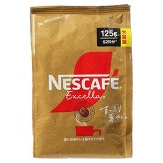 NESCAFE 雀巢咖啡 Excella即溶美式咖啡粉補充包 清爽香氣, 1個, 1件, 125g