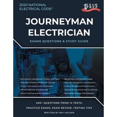 (英文圖書) New Hampshire 2020 Journeyman Electrician Exam Questions and Study Guide: 400+... 平裝版, Independently Published, 英文