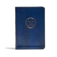 (英文圖書) CSB Military Bible Royal Blue Leathertouch Imitation Leather, Holman Bibles, 英文, 人造皮革