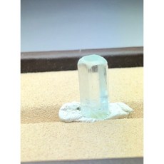 磊晶城水晶館 嚴選天然高冰透海藍寶原礦 海水藍寶原石