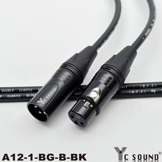 YC SOUND 台灣手工製作 高編織隔離線 XLR公轉母平衡線 卡儂麥克風線 十一色, 綠色圈,100cm