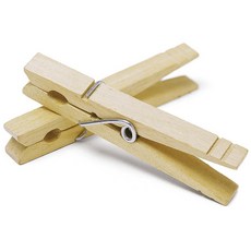 whitmor 電線Sprinkloss銷樹鉗, 50件, 木頭