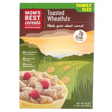 MOM`S BEST 烤白麥片全麥, 1盒, 680g