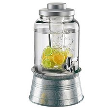 ARTLAND Masonware Oasis Chill & Flavor 飲料服務器飲水機, 7571毫升, 銀