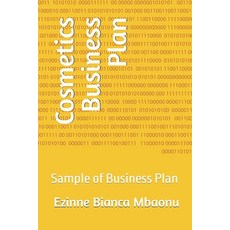 (英文圖書) Cosmetics Business Plan: Sample of Business Plan 平裝版, Independently Published, 英文