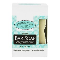 LIVING CLAY 自然手工皂, 無味, 113克