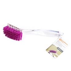 casaBeLLa Clear Pot Scrubber Dish Brush 多功能清潔刷, 1個, 透明+粉色